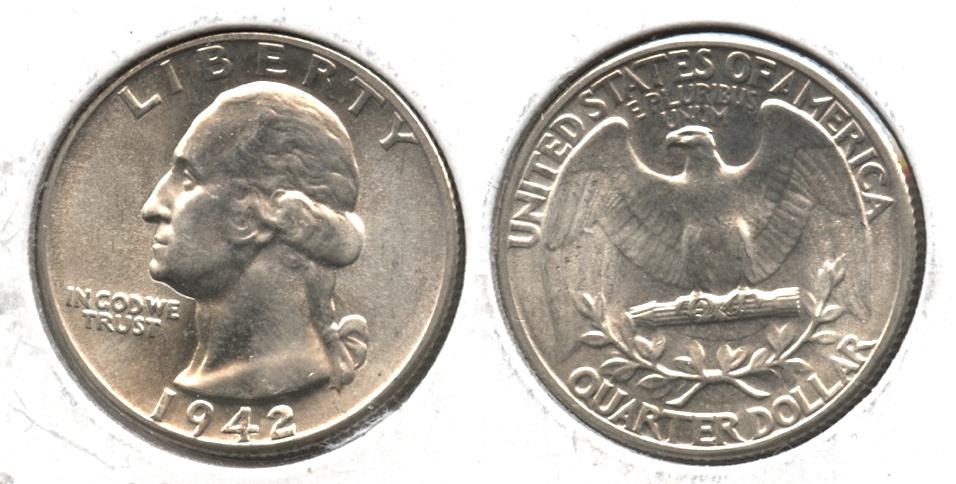 1942 Washington Quarter MS-64 #b