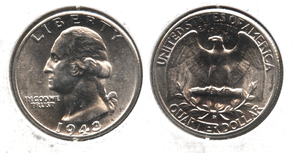 1943-D Washington Quarter MS-63