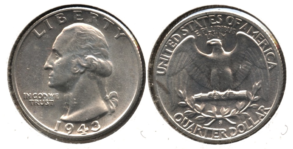 1943-S Washington Quarter MS-63