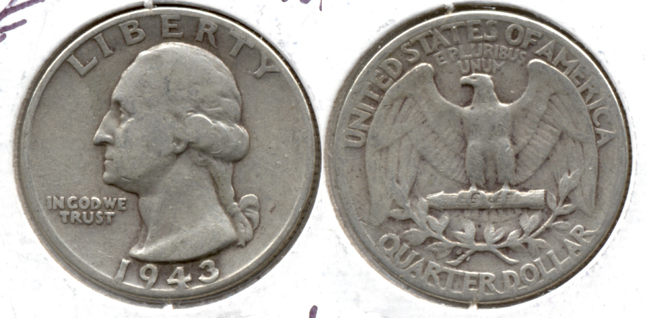 1943 Washington Quarter Fine-12