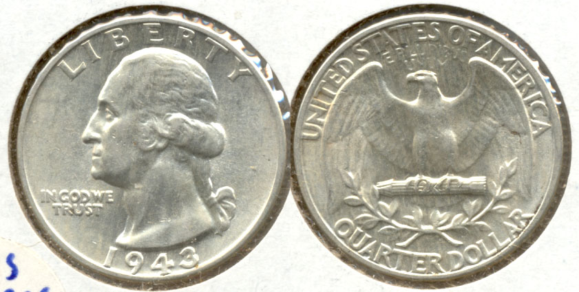 1943 Washington Quarter MS-63