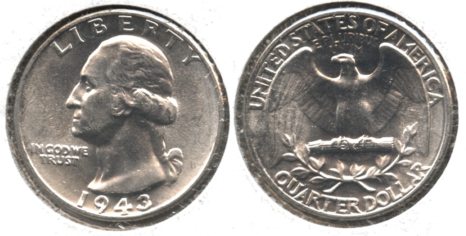 1943 Washington Quarter MS-63 #b