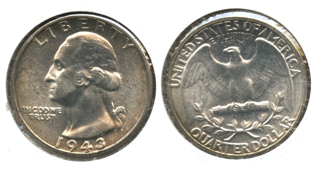 1943 Washington Quarter MS-63 #c