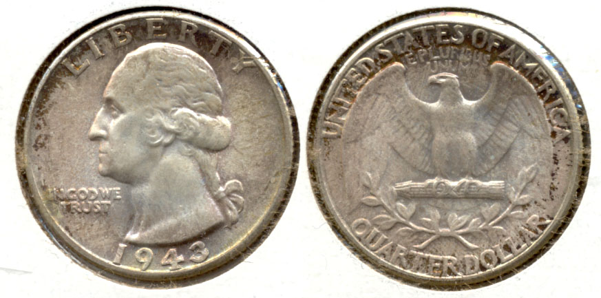 1943 Washington Quarter MS-64 a