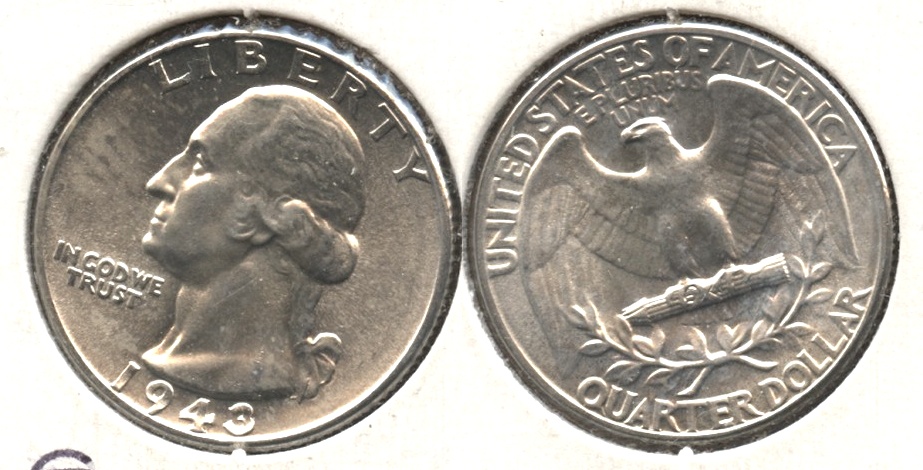 1943 Washington Quarter MS-64 #b