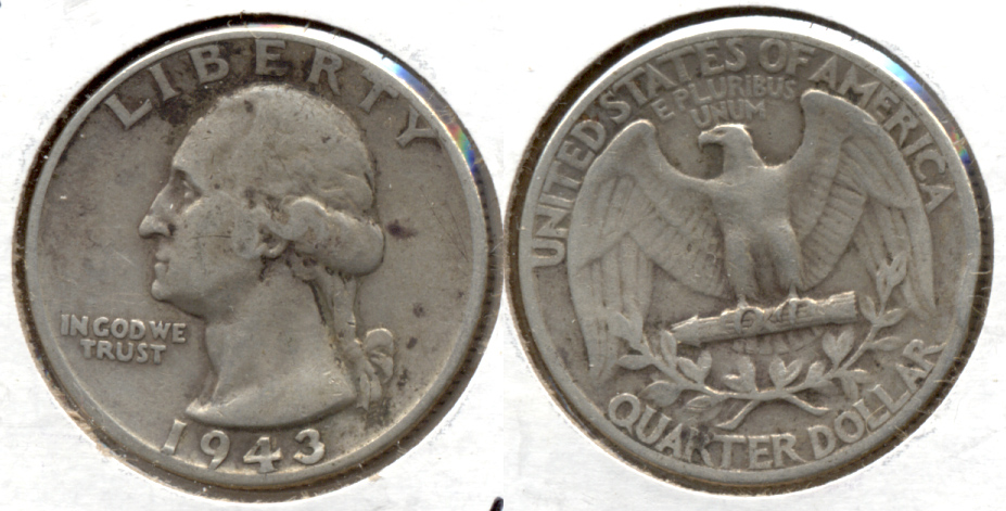 1943 Washington Quarter VF-20