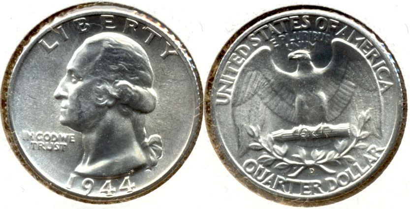 1944-D Washington Quarter MS-64 e