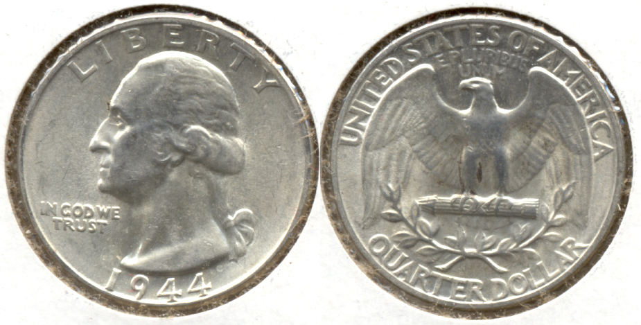 1944 Washington Quarter AU-50 c