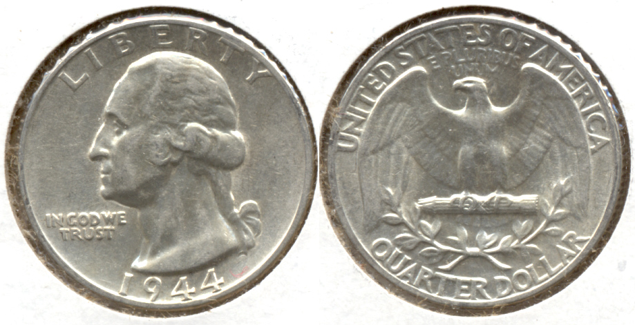1944 Washington Quarter AU-50 g