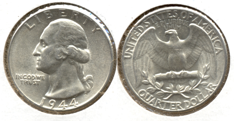 1944 Washington Quarter AU-50 j