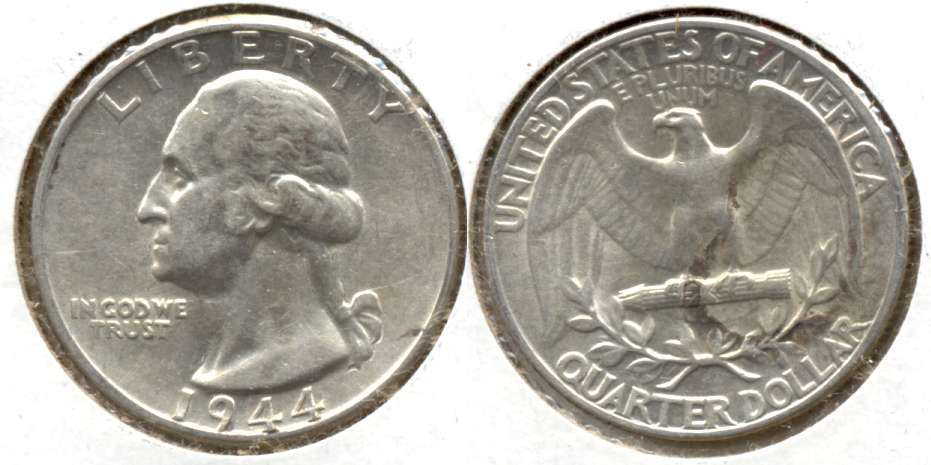 1944 Washington Quarter AU-50 k
