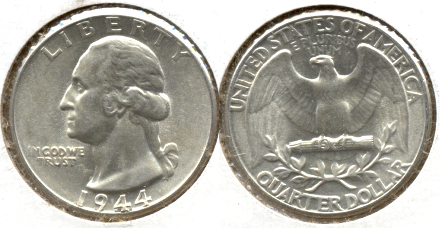 1944 Washington Quarter AU-55 c