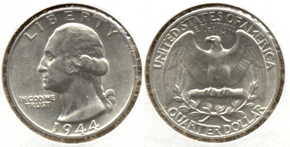 1944 Washington Quarter AU-55 d
