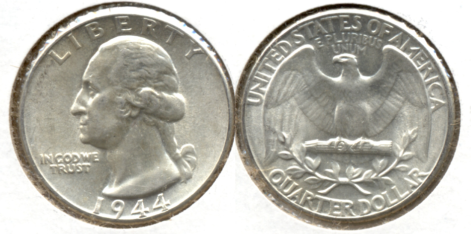 1944 Washington Quarter AU-55 k