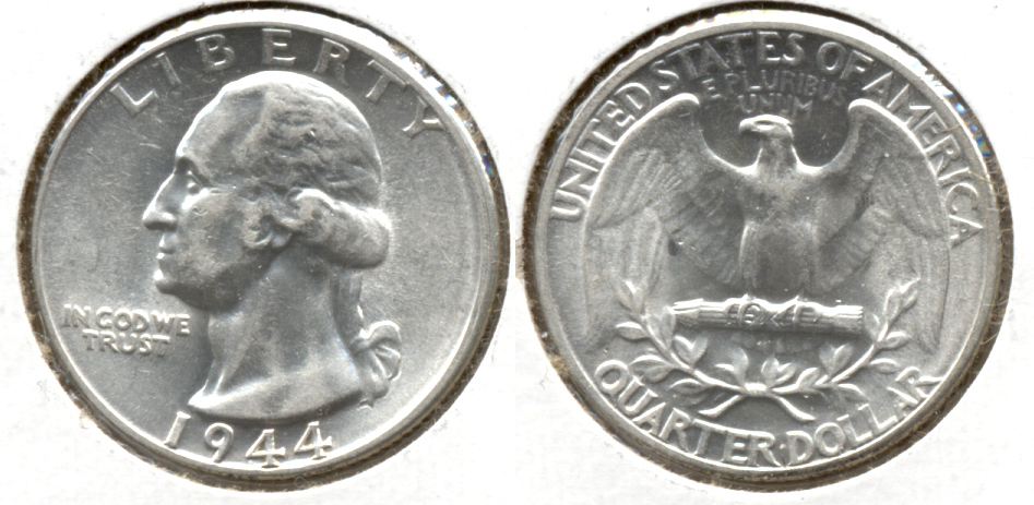 1944 Washington Quarter AU-55 n