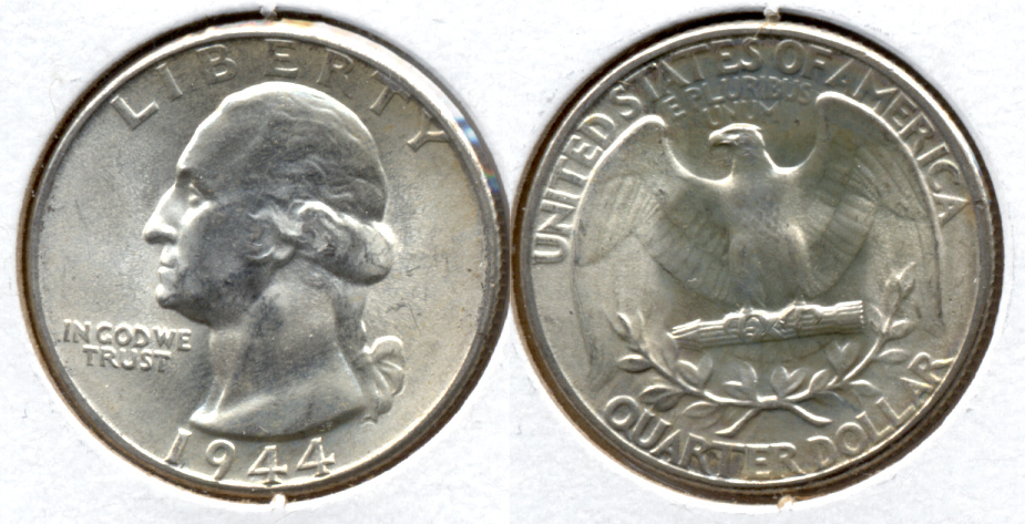 1944 Washington Quarter MS-60 e