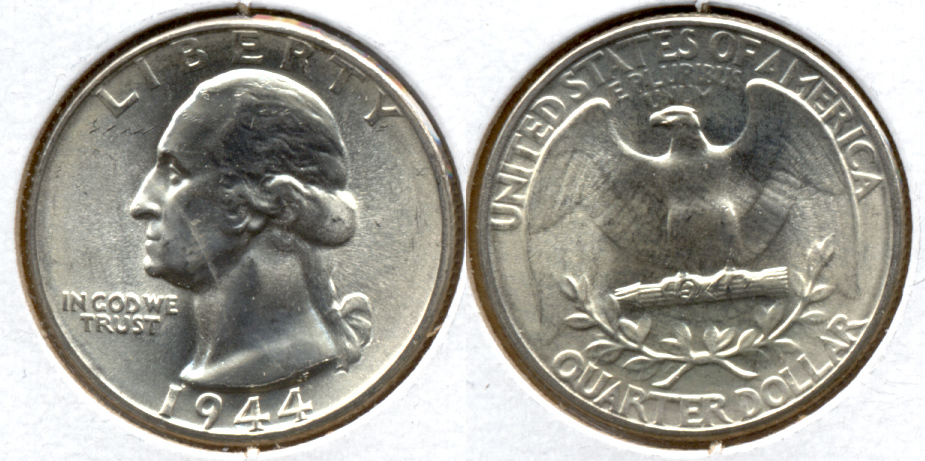 1944 Washington Quarter MS-60 f
