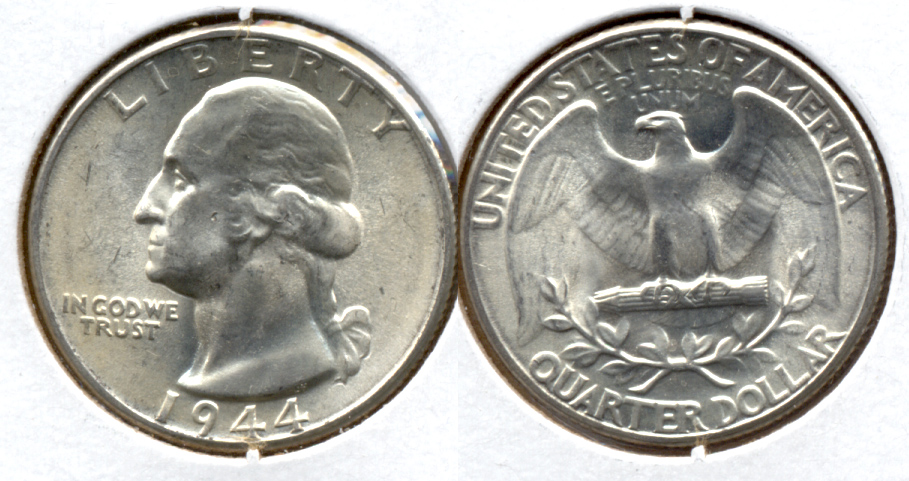 1944 Washington Quarter MS-60 p