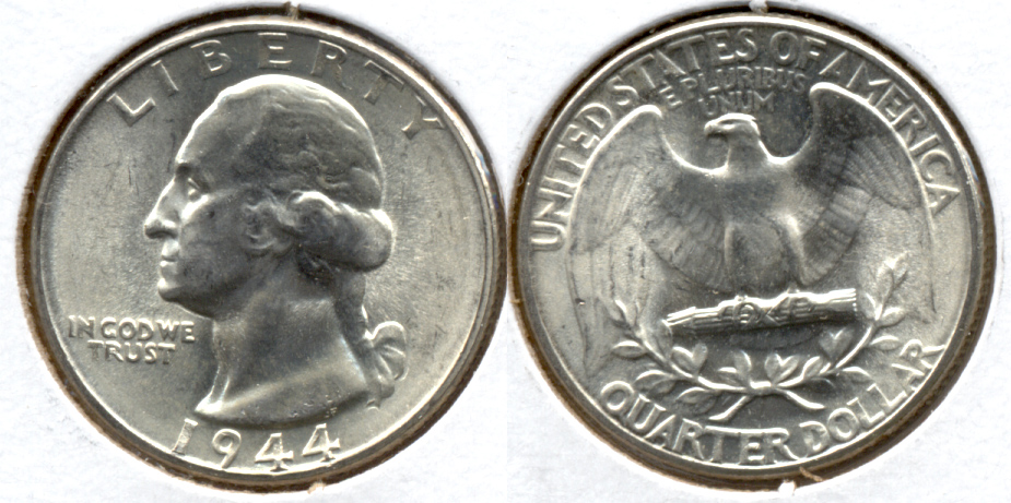 1944 Washington Quarter MS-60 u