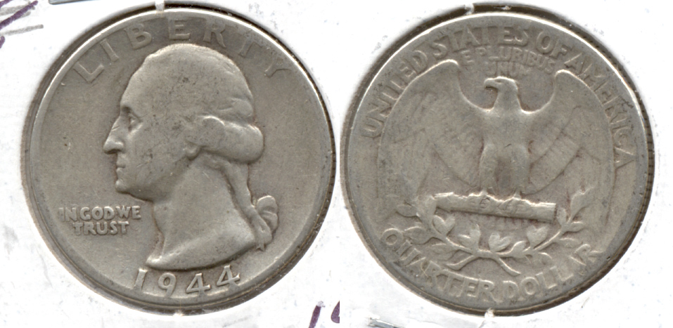 1944 Washington Quarter VG-8
