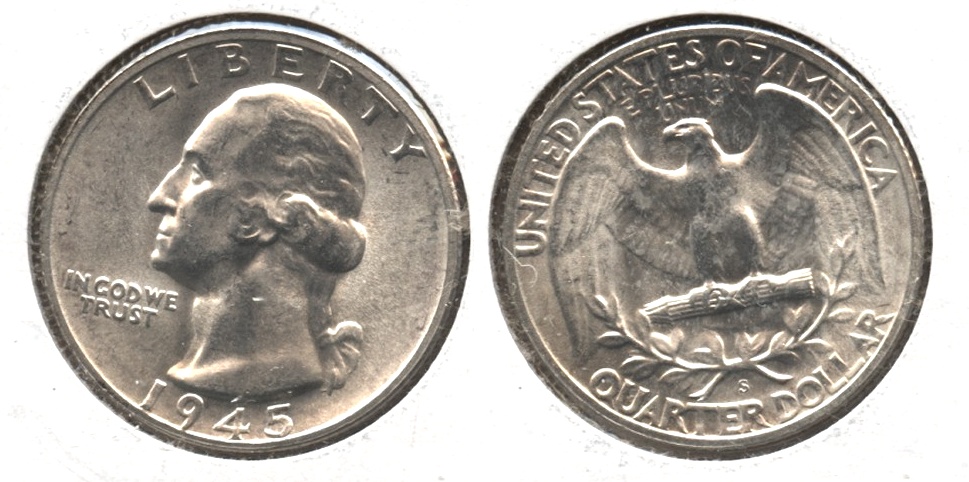 1945-S Washington Quarter MS-64 #g