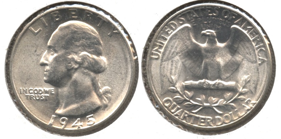 1945 Washington Quarter MS-63 #d