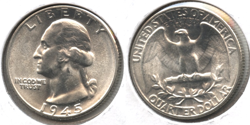 1945 Washington Quarter MS-63 #f