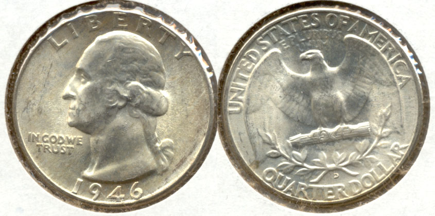 1946-D Washington Quarter MS-63