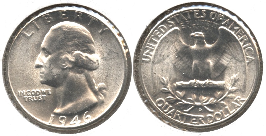 1946-D Washington Quarter MS-63 #c