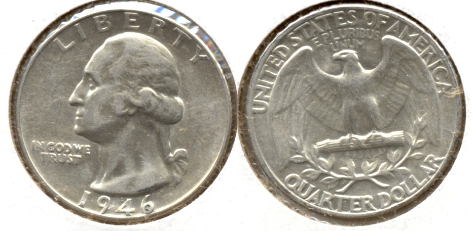 1946 Washington Quarter EF-40 a