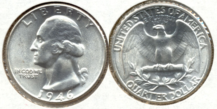 1946 Washington Quarter MS-64