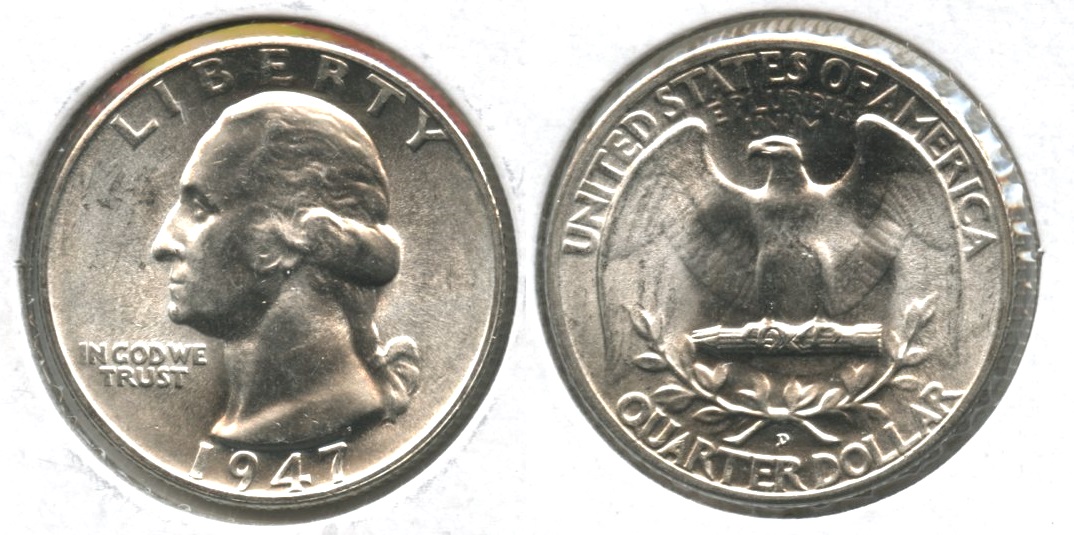 1947-D Washington Quarter MS-63 #p