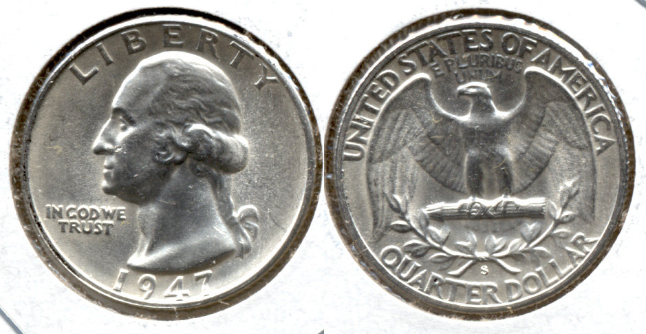 1947-S Washington Quarter MS-63 e
