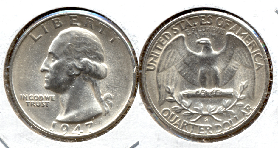 1947-S Washington Quarter MS-63 i