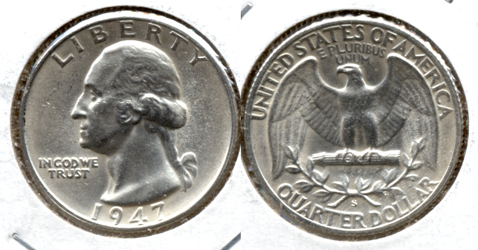 1947-S Washington Quarter MS-63 k