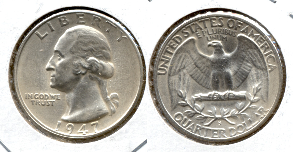 1947-S Washington Quarter MS-63 n