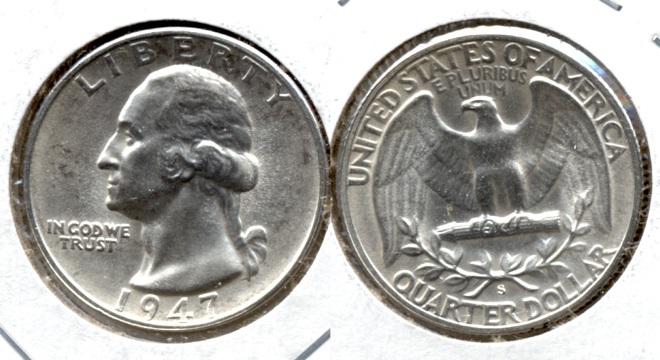 1947-S Washington Quarter MS-63 o