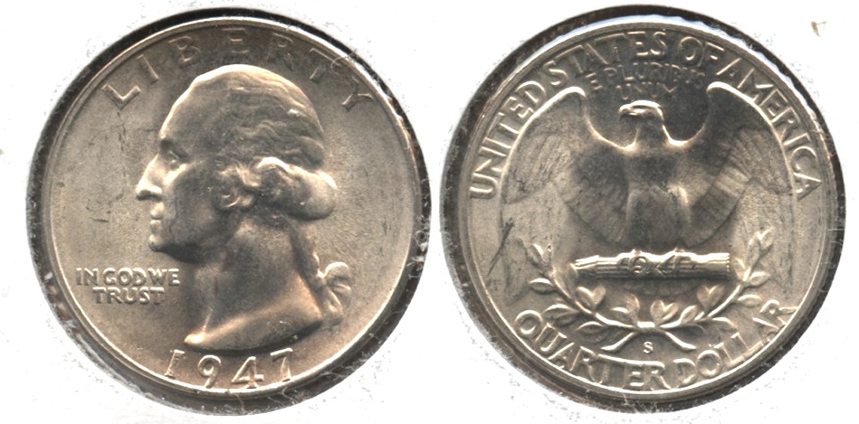 1947-S Washington Quarter MS-63 #s