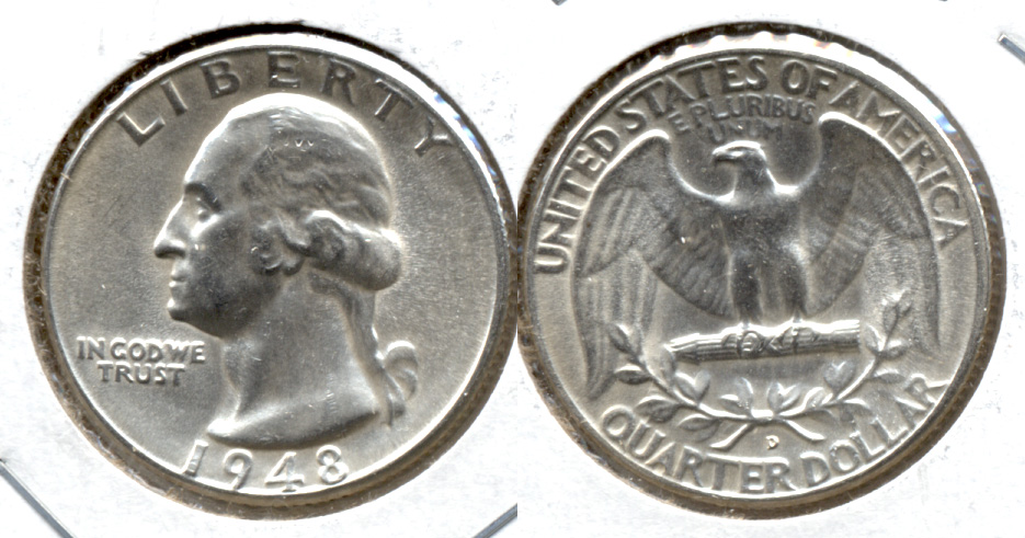 1948-D Washington Quarter MS-63 j