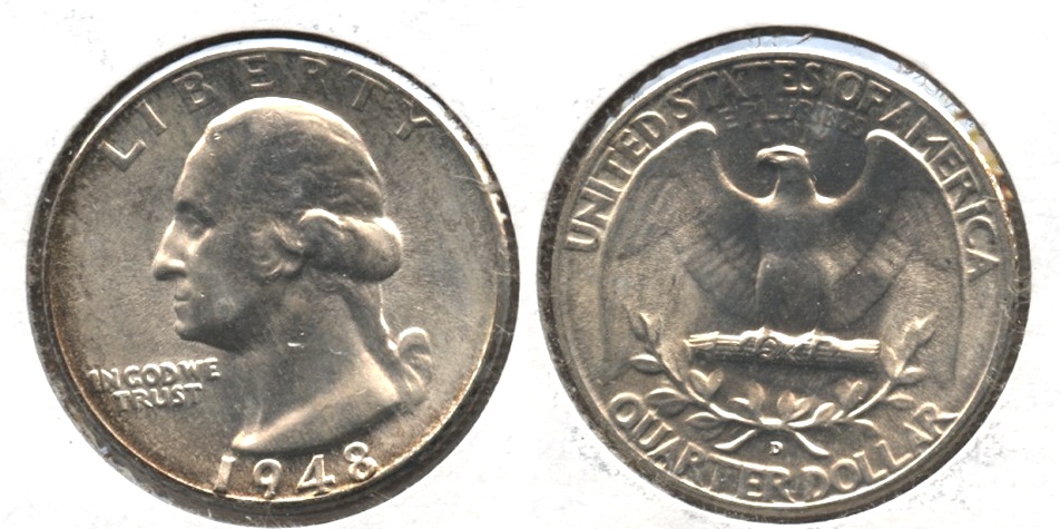 1948-D Washington Quarter MS-64