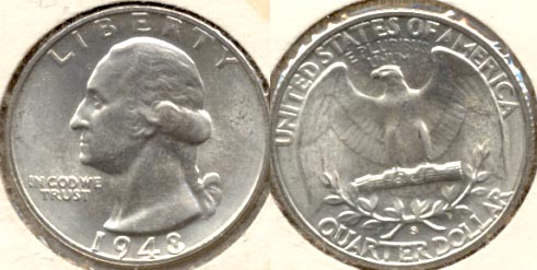 1948-S Washington Quarter MS-63