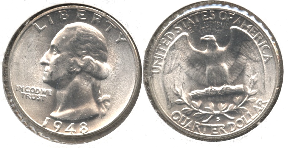 1948-S Washington Quarter MS-63 #c