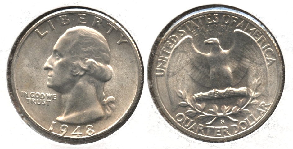 1948-S Washington Quarter MS-65 #a