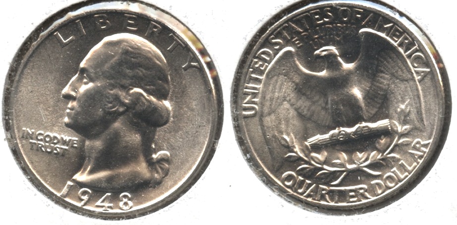 1948 Washington Quarter MS-64