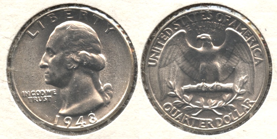 1948 Washington Quarter MS-64 #d