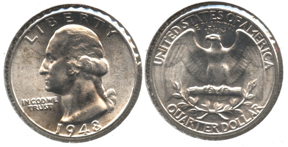 1948 Washington Quarter MS-64 #h