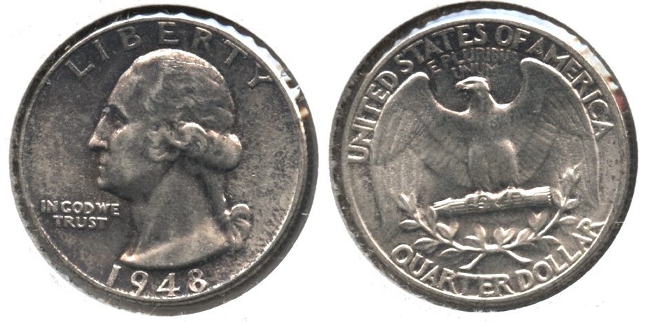 1948 Washington Quarter MS-64 #j