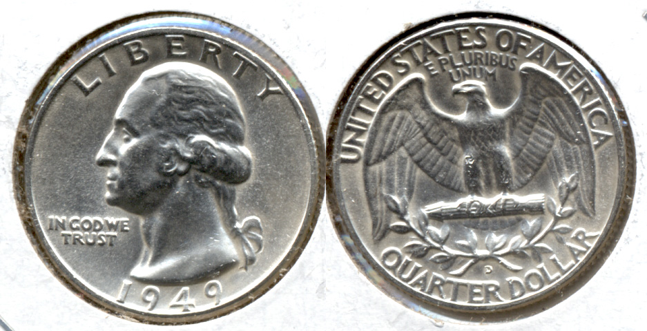 1949-D Washington Quarter MS-63 c