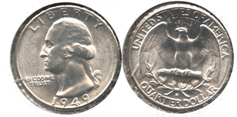 1949-D Washington Quarter MS-63 #h