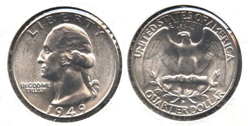 1949-D Washington Quarter MS-63 #j